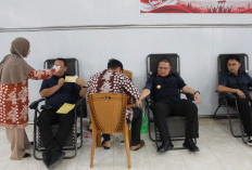 Lapas Muara Enim Gelar Baksos Donor Darah 