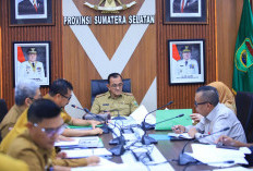 Sekda Sumsel Pimpin Rapat Bahas Usulan Kenaikan Hibah Parpol 2027