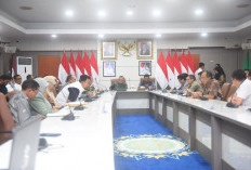 Sekda Sumsel Koordinasikan Percepatan Pembangunan 4 Flyover di Muara Enim