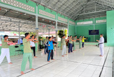 Kapolsek Rambang Asah Kemampuan Anggota Linmas