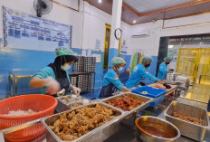 SPPG Polres Muara Enim 2 Kembali Salurkan 1.214 Porsi MBG