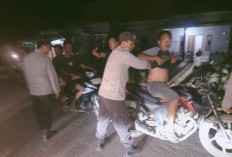 Ciptakan Kamtibmas Kondusif, Polsek Rambang Gelar Patroli Malam