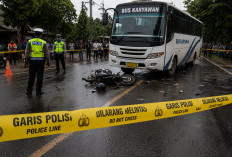 Kecelakaan Maut di Jalan Lintas Desa Karang Raja Muara Enim, Pelajar Meninggal Usai Ditabrak Bus Karyawan