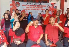 DPC PDI Perjuangan Muara Enim Launching Makan Jumat Marhaen
