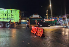 Cegah Pemalakan, Anggota Polsek Gunung Megang Sisir Jalur Simpang Belimbing