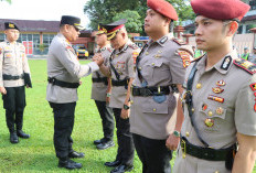 2 Perwira Polres Muara Enim Sertijab