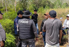 Geger, Warga Gelumbang Muara Enim Temukan Mayat Lansia di Kebun Karet