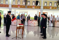 Bupati Edison Lantik Kepala Dinas PMD dan Kasatpol PP Muara Enim