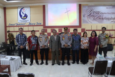 Perkuat Toleransi dan Jaga Kerukunan, Kapolres Muara Enim Hadir di Tengah Jemaat Lewat Minggu Kasih