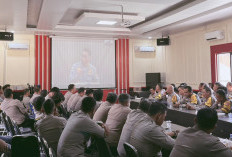 Gas Pol Ketahanan Pangan dan Siaga Karhutla, Polres Muara Enim Gelar Anev Bhabinkamtibmas