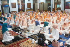Sambut Ramadan, TP PKK Sumsel Gelar Solat Tasbih di Griya Agung
