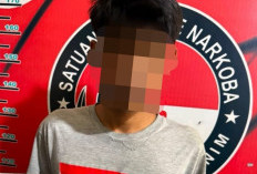 Pelaku Bersama Barang Bukti 6 Paket Sabu Ditangkap Satresnarkoba Polres Muara Enim